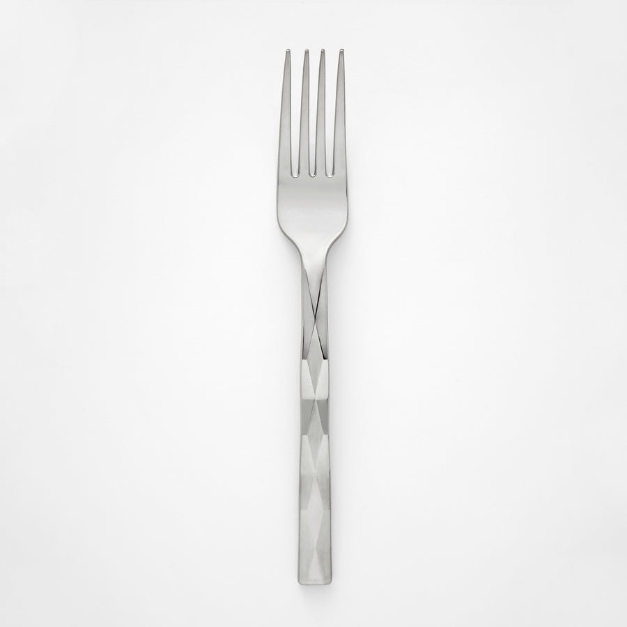 Decor Diamond Collection silver plastic dinner fork