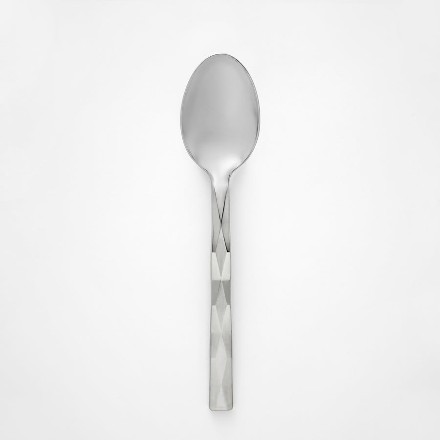 Decor Diamond Collection silver plastic spoon