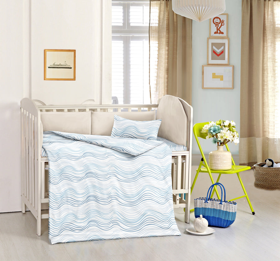 Superity Linen Crib Bedding Set - 3 Piece