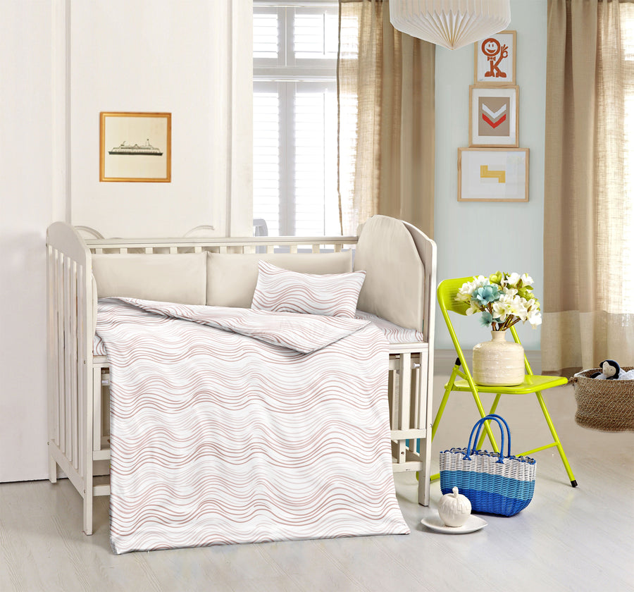 Superity Linen Crib Bedding Set - 3 Piece