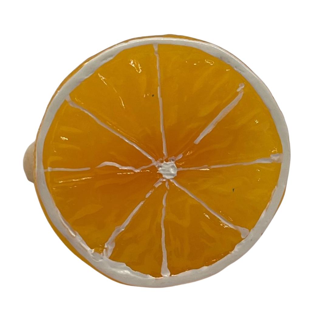 Orange Napkin Ring - 4 Count