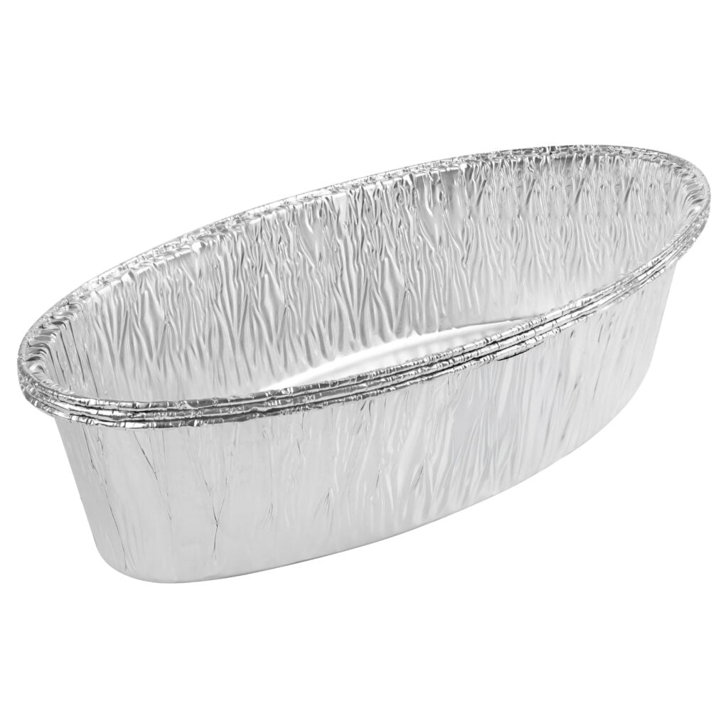 Oval XS - Challah Aluminum Pans - 6 Count