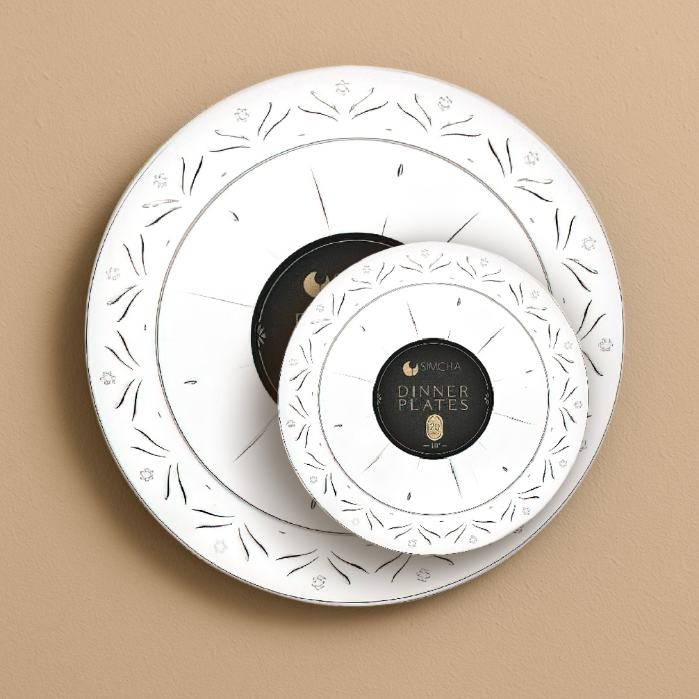 Clear Plastic Plates - 240 Count