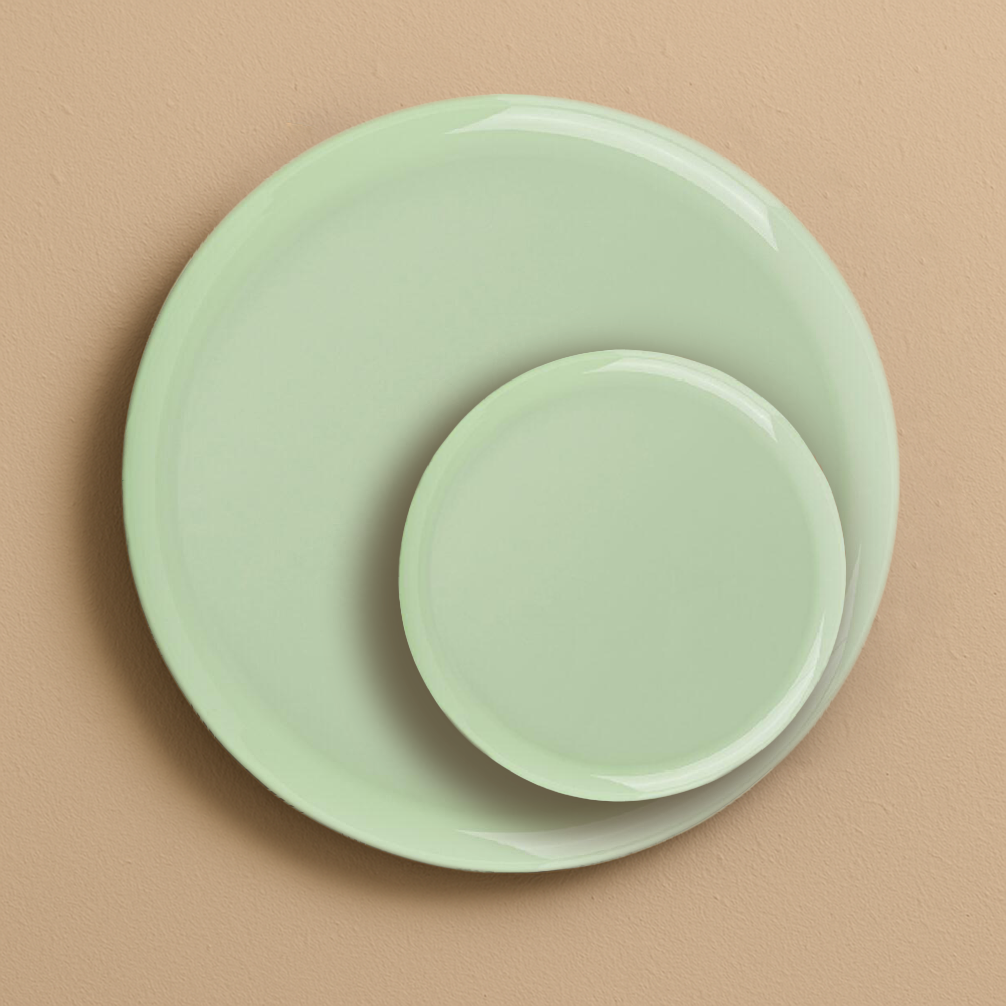 Edge Collection Mint Green Plates- 10 Count