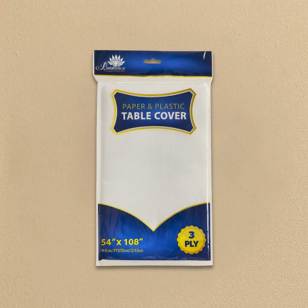Paper & Plastic Table Cover