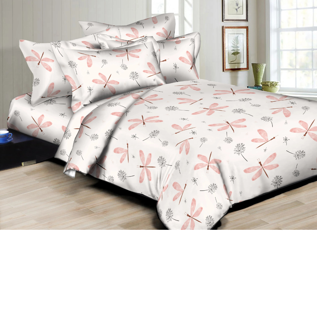 Pink Dancingfly Duvet Set