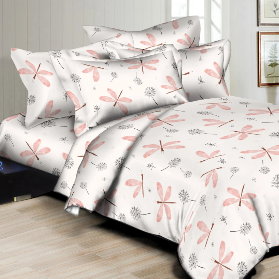 Pink Dancingfly Duvet Set