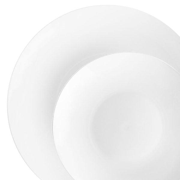 Organic Collection White Plates & Bowls#Color_White