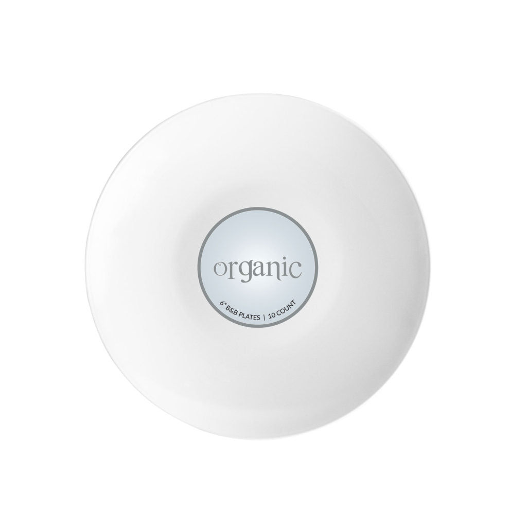 Organic Collection White Plates
