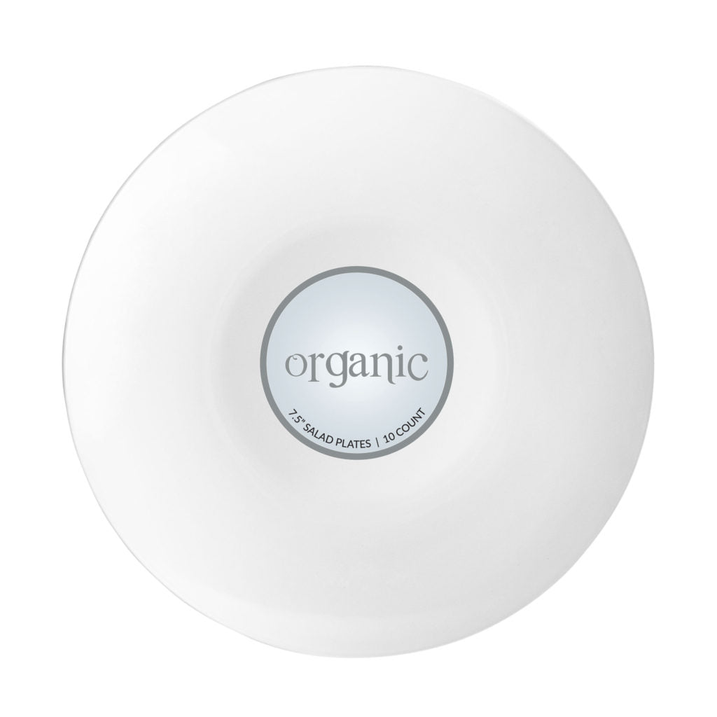Organic Collection White Plates