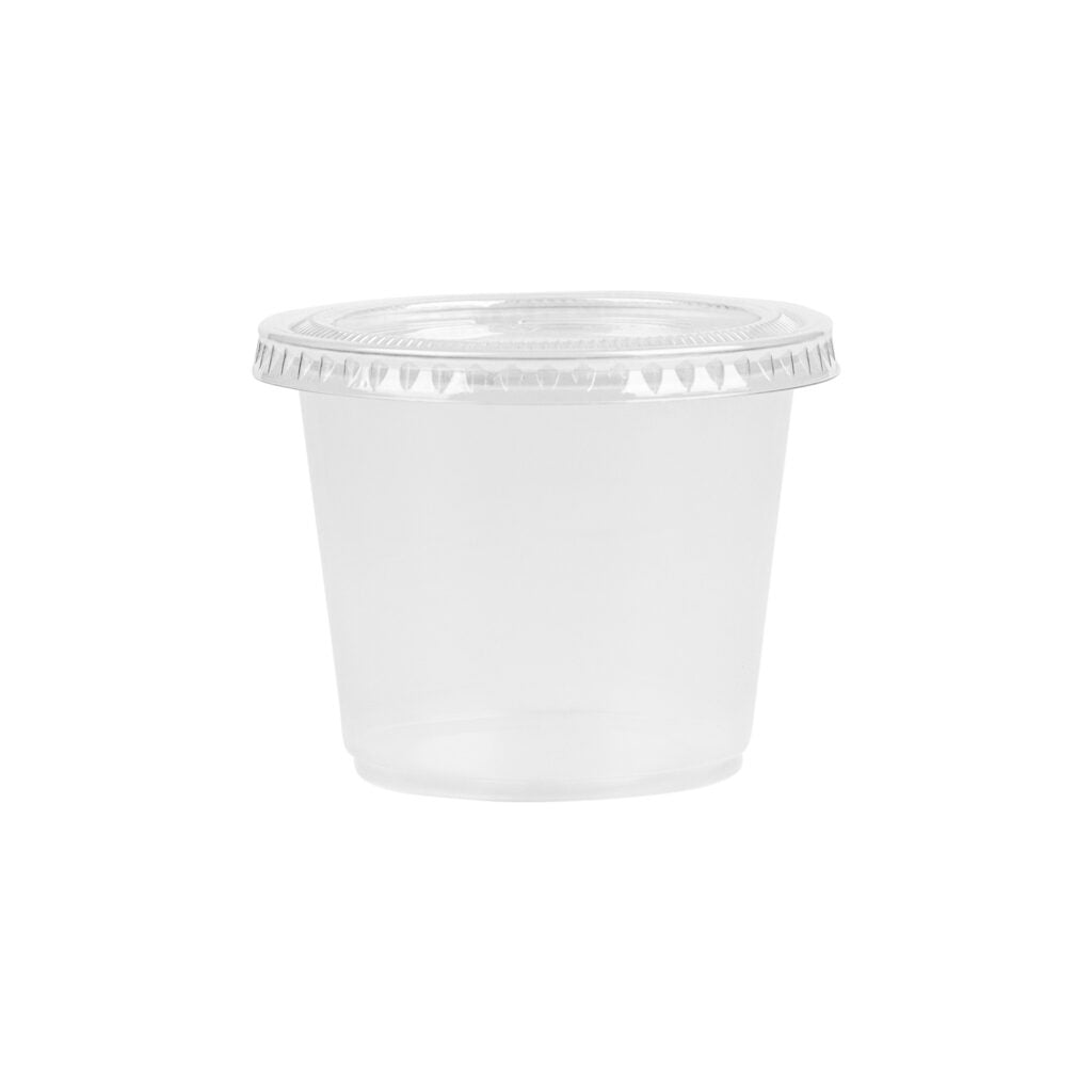 Portion Cups with Lids - 24 Count