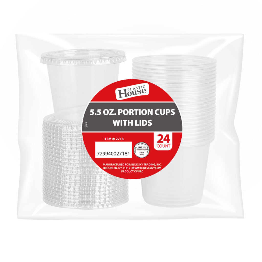 Portion Cups with Lids - 24 Count