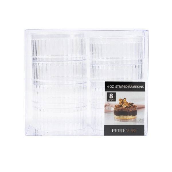 4oz Petiteware Striped Ramekins - The Closeout Connection