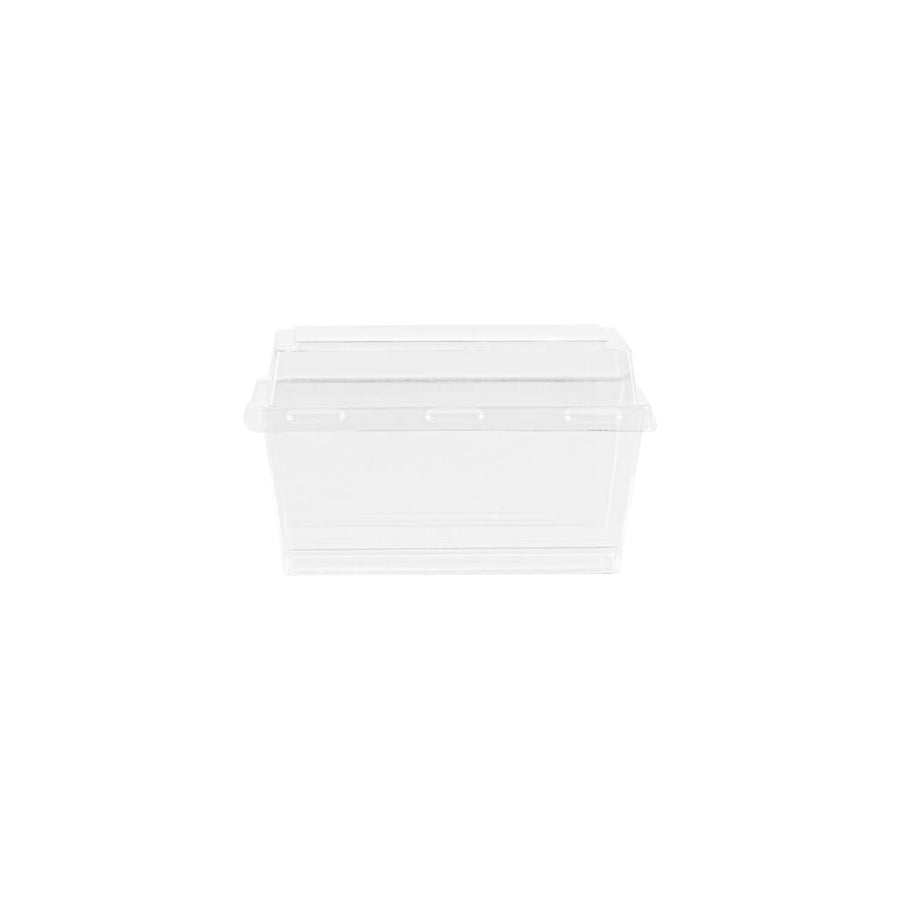 Rectangle Dish With Lid - 10 Count - The Closeout Connection