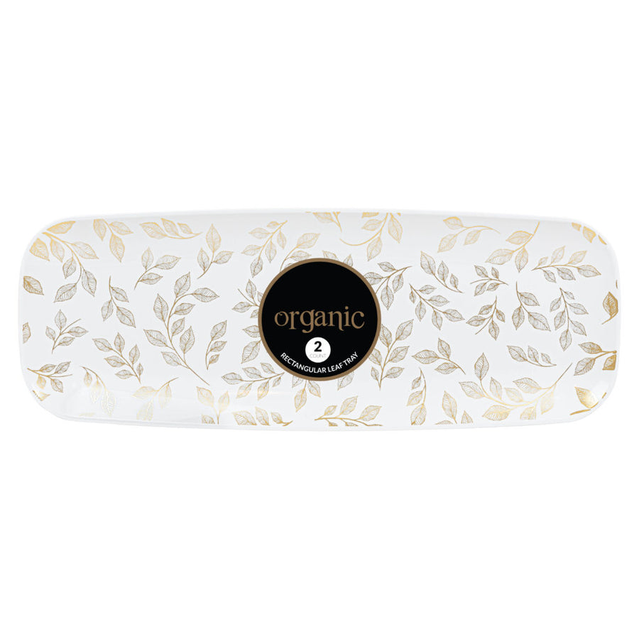 Leaves Tray Rectangle - The Closeout Connection