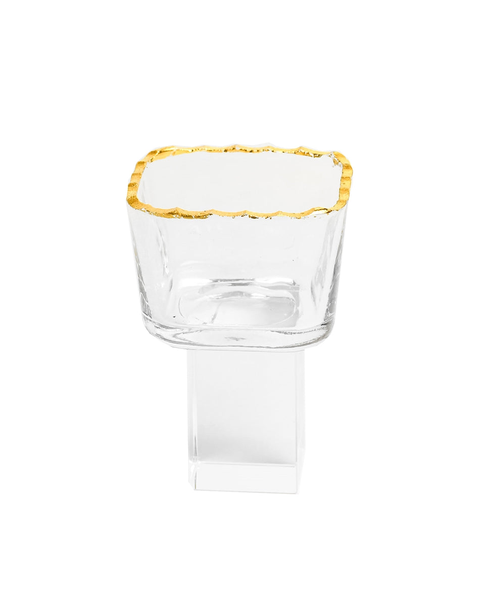 Monte Carlo Gold Rimmed Mini Dessert Cups 2oz