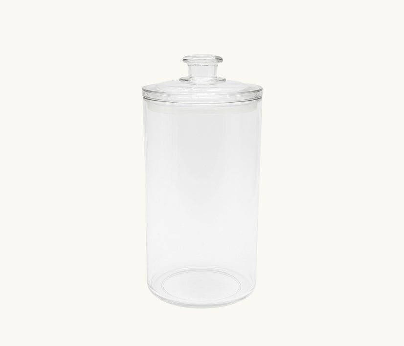 Round Lucite Container with Lid