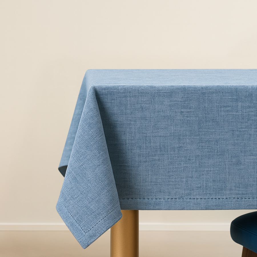 Santa Monica Navy Blue Tablecloth - The Closeout Connection