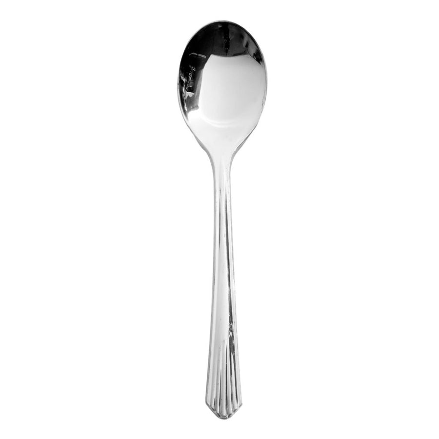 Upscale Silver Teaspoons - 40 Count - The Closeout Connection