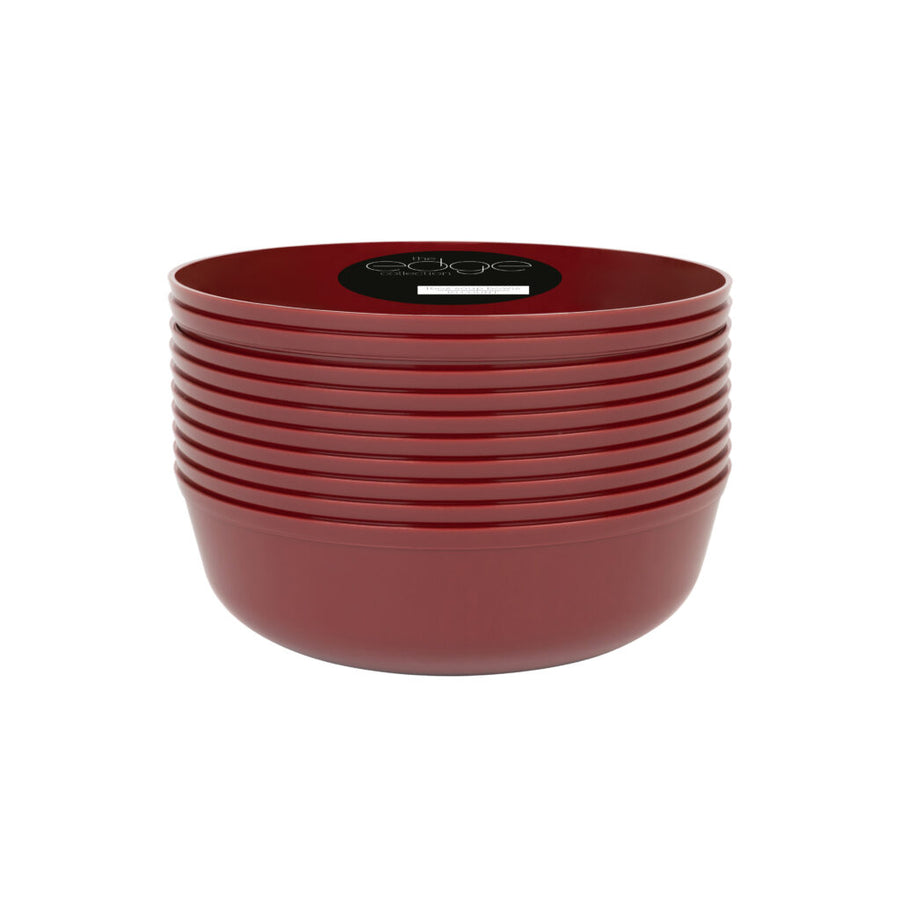 Cranberry Red 16oz Soup Bowl - 10 Count - The Closeout Connection