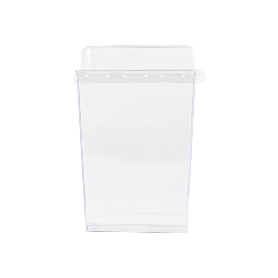 Square Cups with Lids - 10 Count - The Closeout Connection