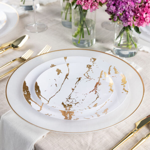 Stroke White and Gold Collection