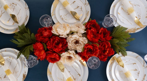 Stroke White and Gold Collection