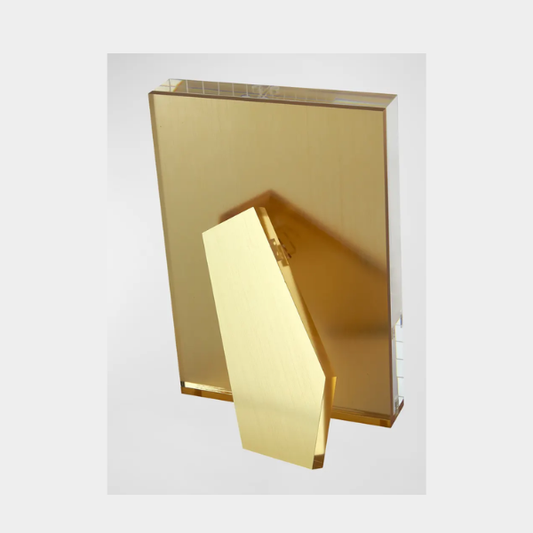 TMUNAH Gold Lucite Frame - The Closeout Connection