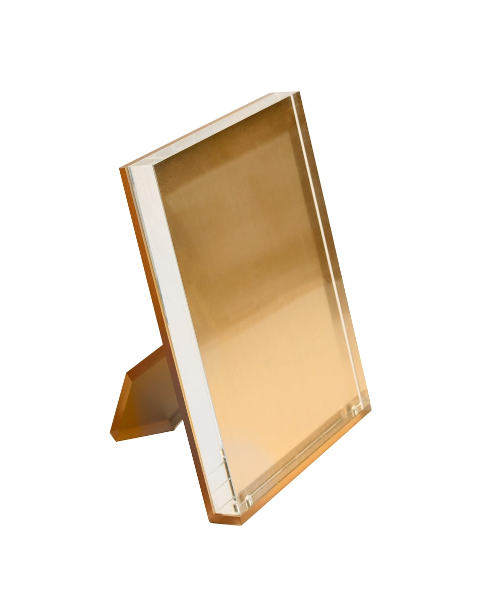 TMUNAH Gold Lucite Frame