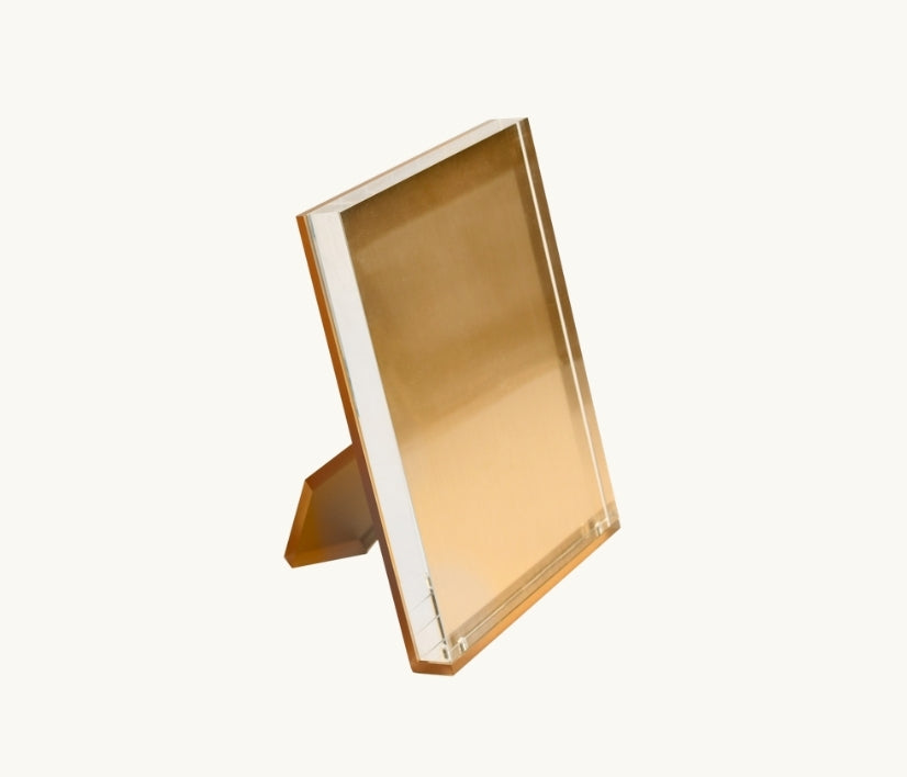 TMUNAH Gold Lucite Frame