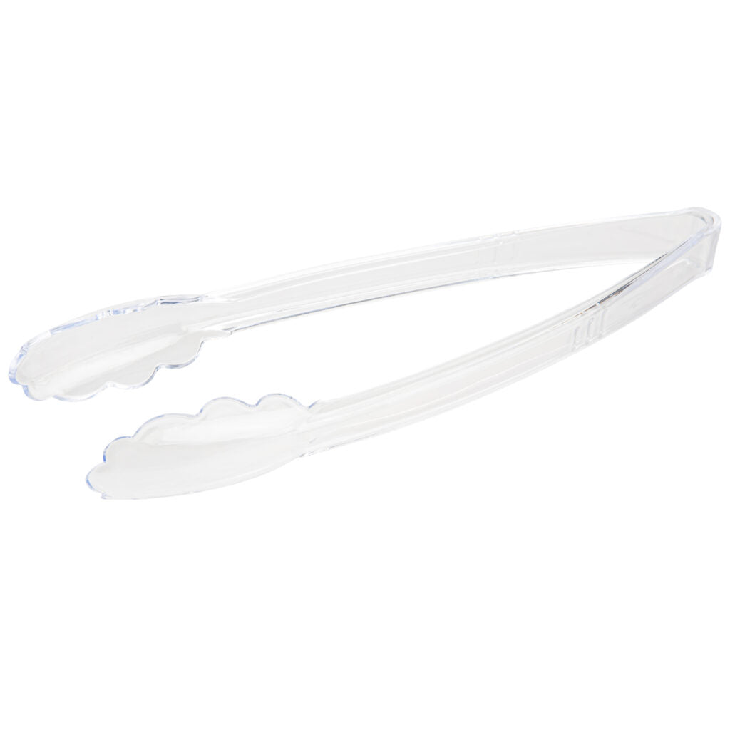 Scalloped Tongs Clear