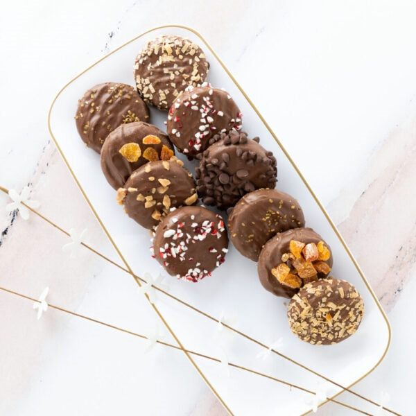 Organic Medium Rectangular Gold Rim Tray