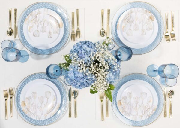 Tulip Organic White/Gold - 32 Count