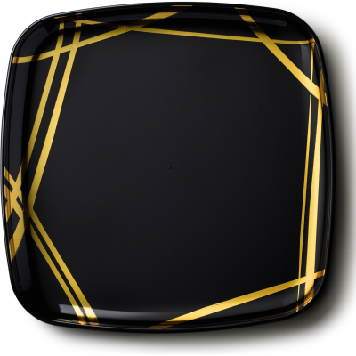 Twist Collection Large Square Plastic Serving Tray - The Closeout Connection