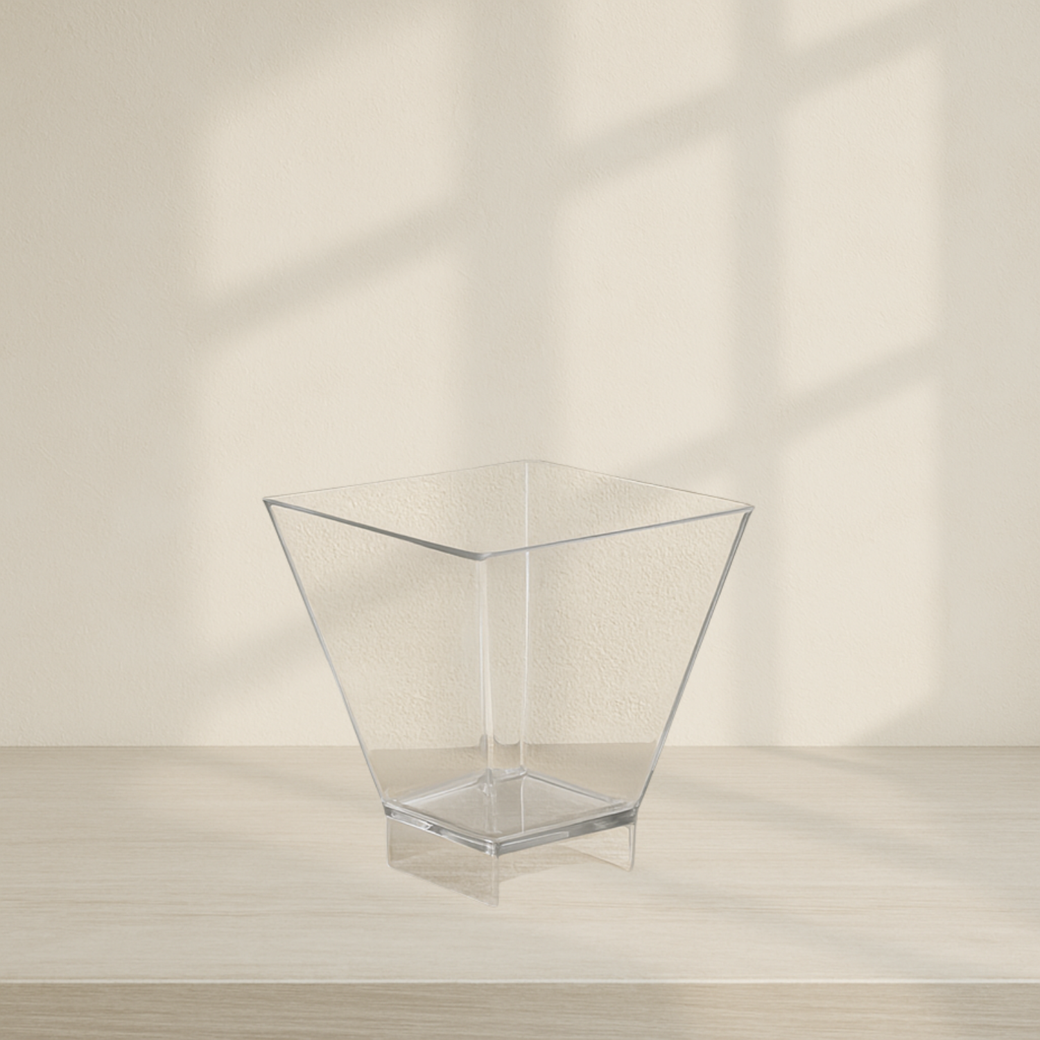 2oz Square Bowl Clear