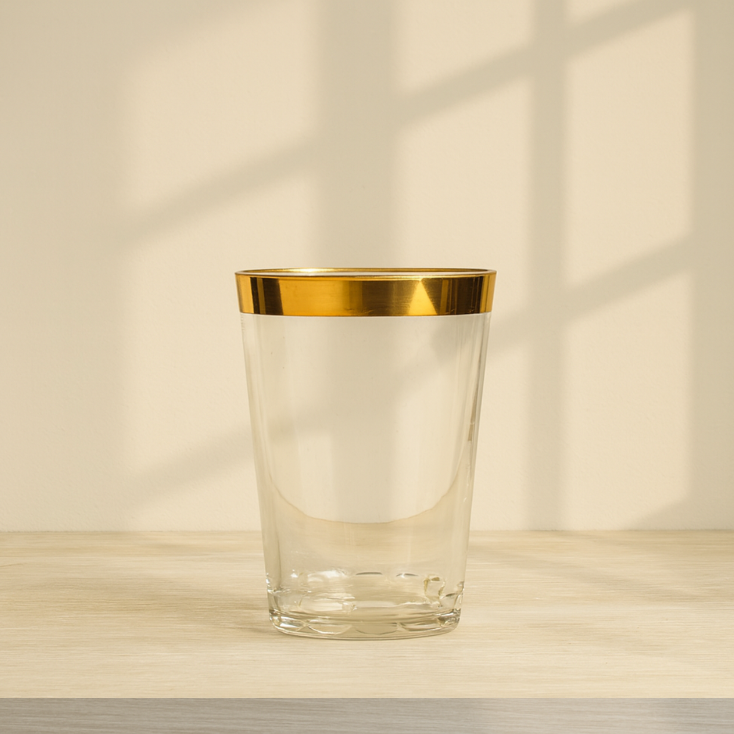 Gold Rim Tumblers - 20 ct