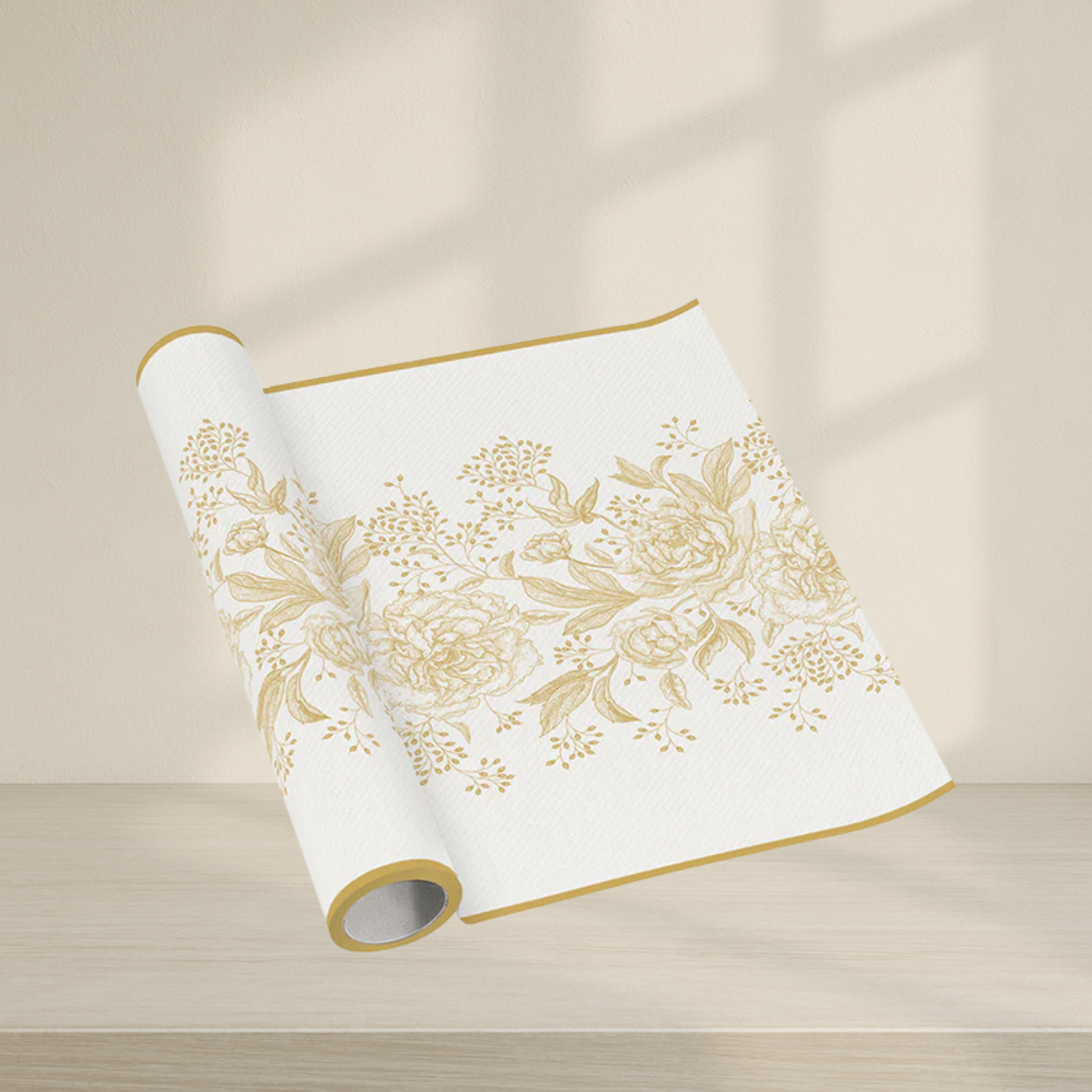 Airlaid 13 x 13 Rose Peonies Napkin