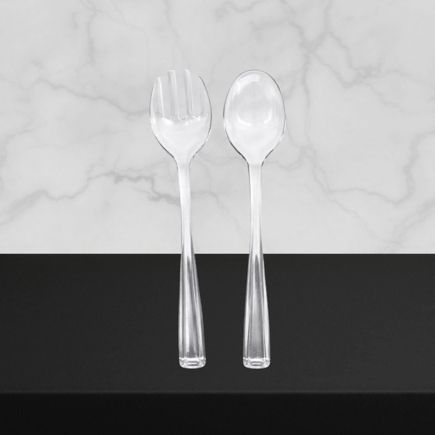 Lucite Salad Server