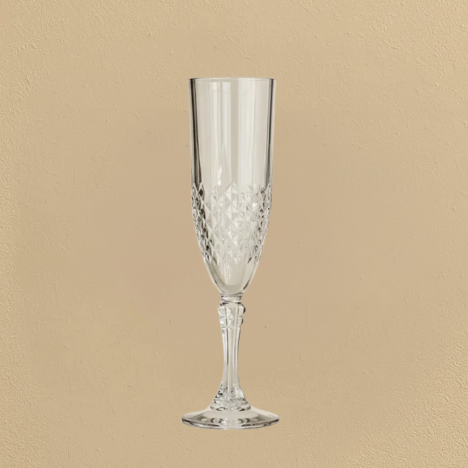 Crystal-like Champagne Flutes - 4 Count