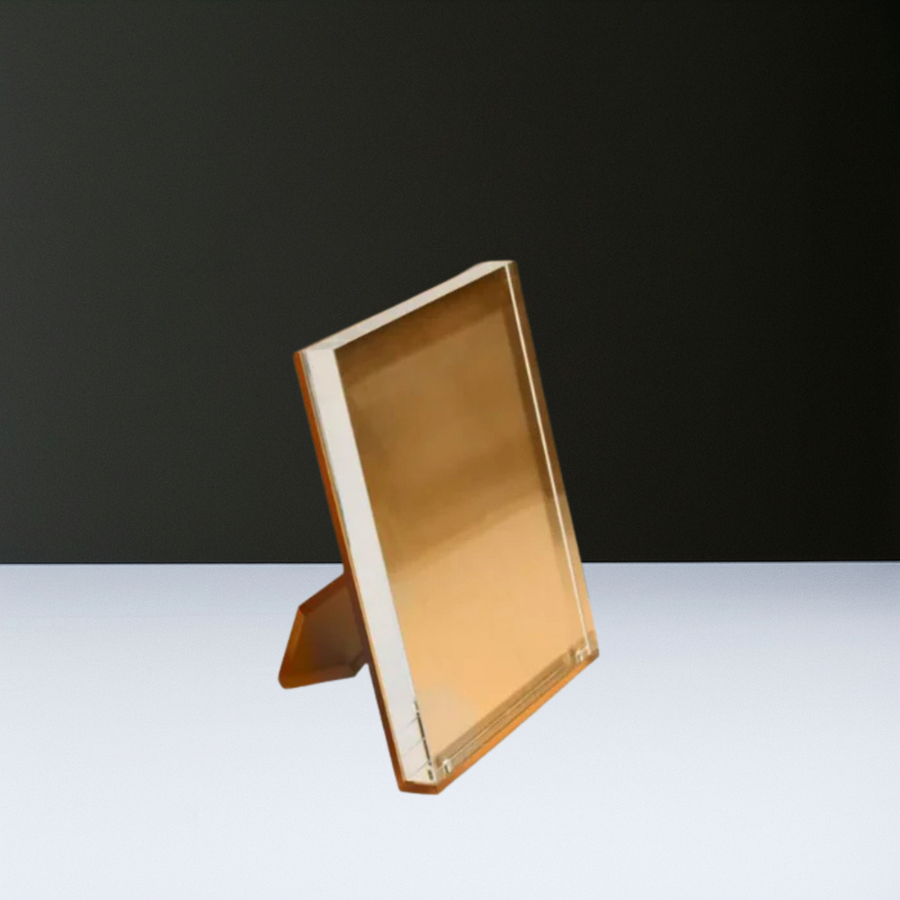 TMUNAH Gold Lucite Frame - The Closeout Connection