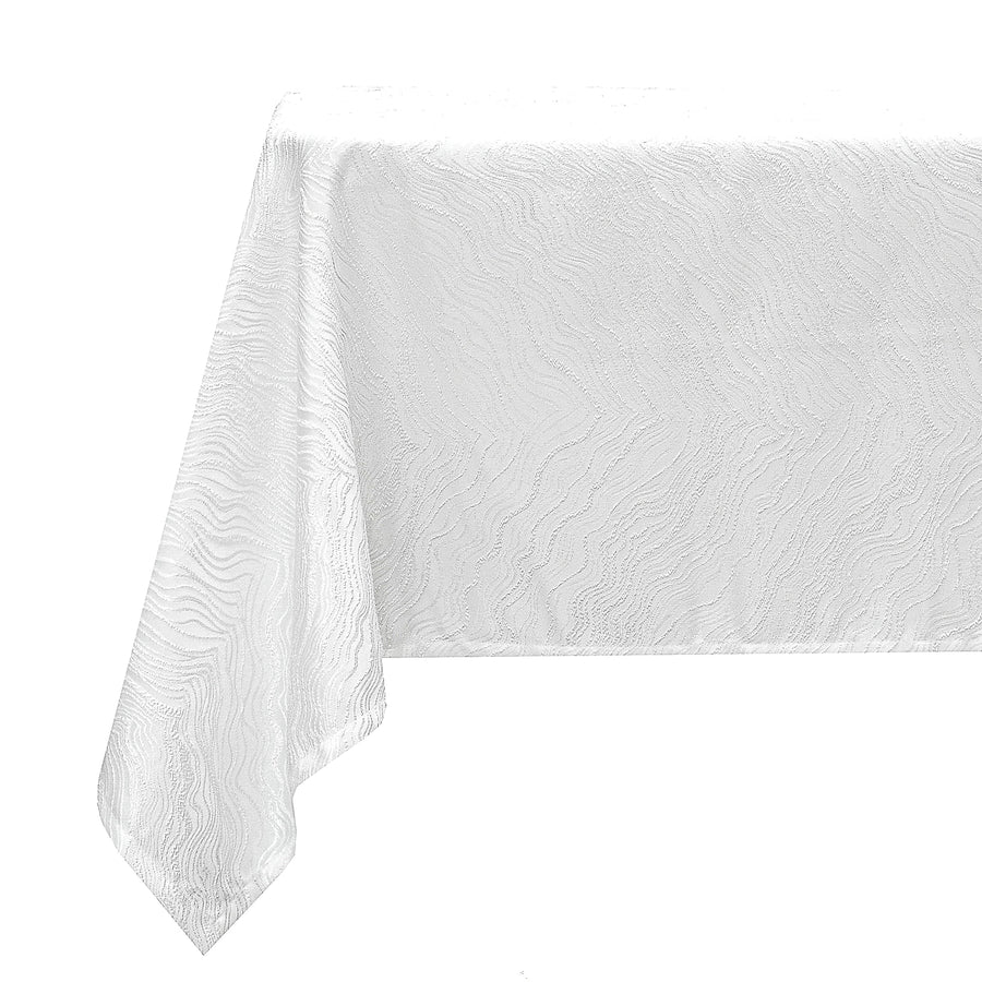 Vanessa White Tablecloth - The Closeout Connection