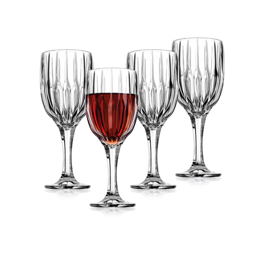 Godinger Pleat Goblet - 4 Count - The Closeout Connection