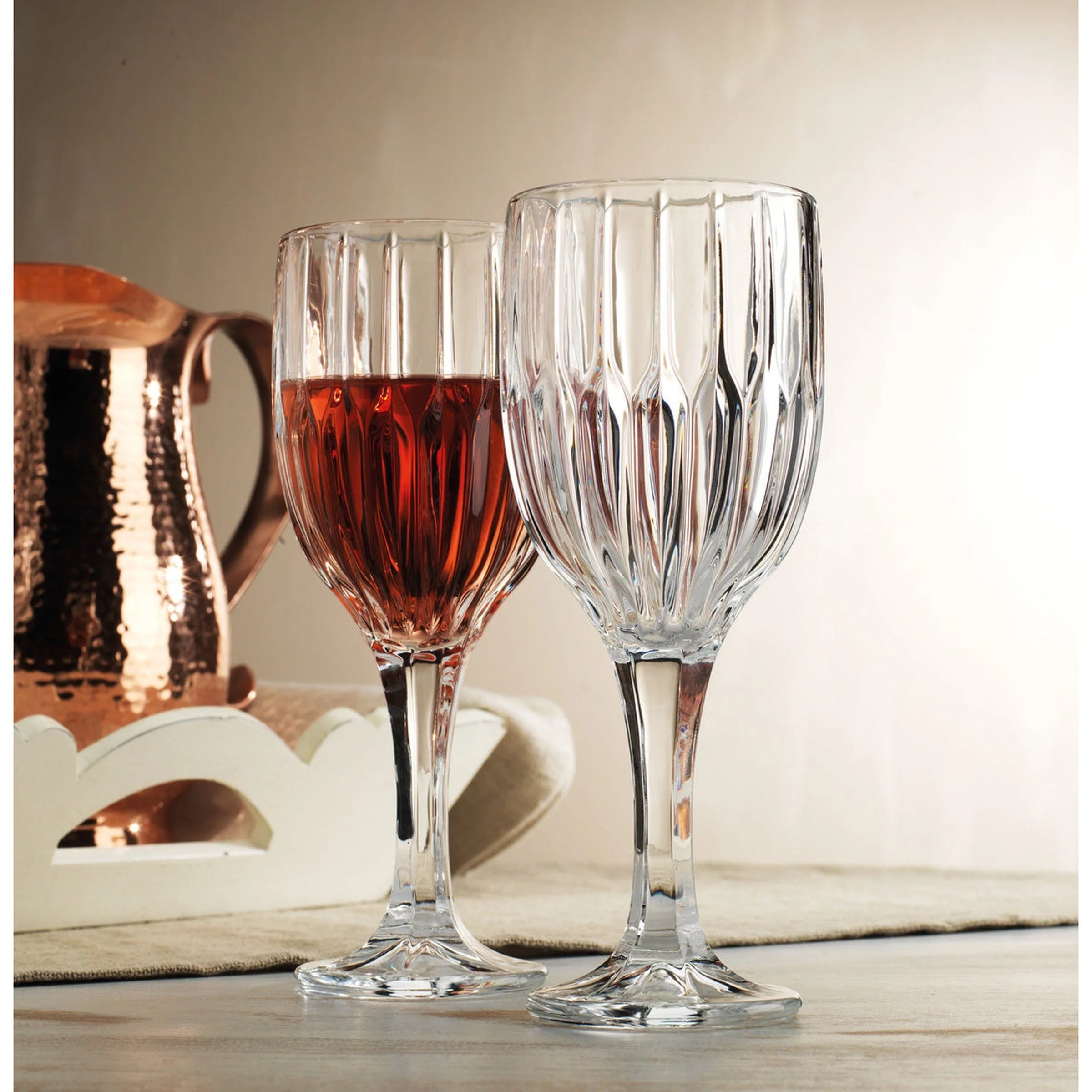 Godinger Pleat Goblet - 4 Count