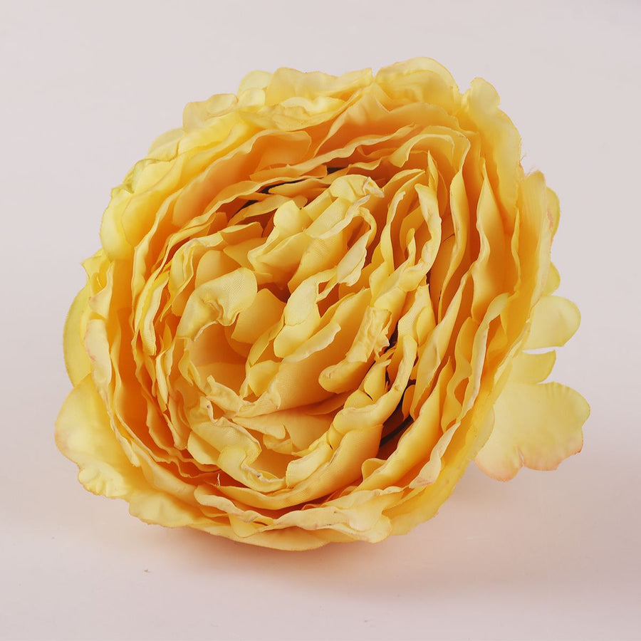 Yellow Flower Napkin Ring - 4 Count - The Closeout Connection