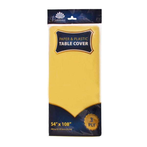 Paper & Plastic Table Cover - The Closeout Connection