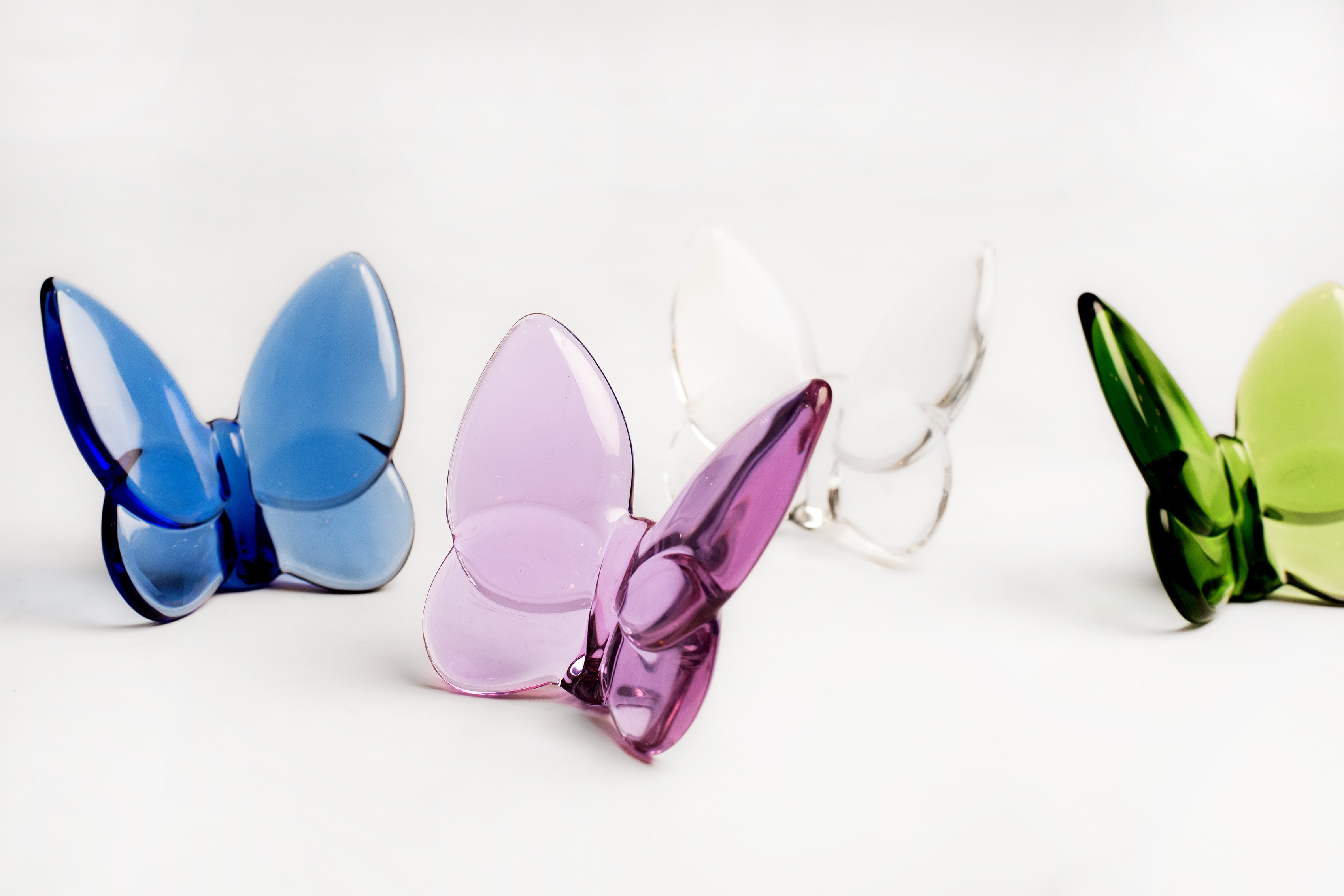 Clear Decorative Glass Butterfly
