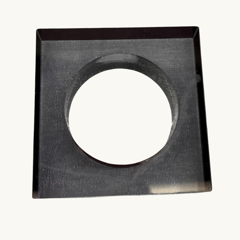 Lucite Square Napkin Ring - 4 Count