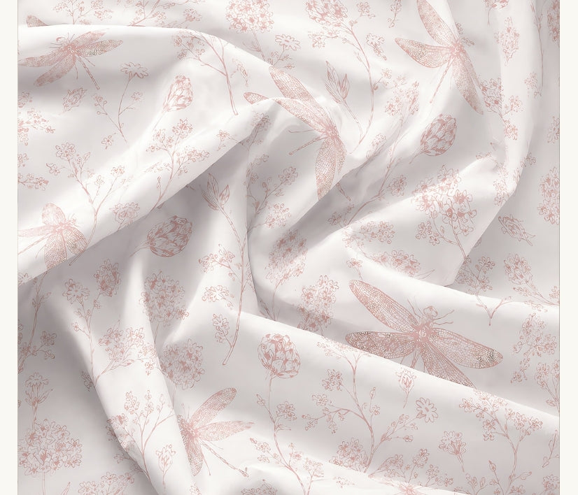 Luxe Dragonfly Garden Bedding Set - 6 Piece