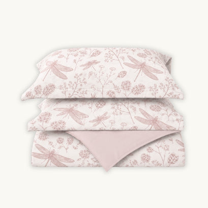 Luxe Dragonfly Garden Bedding Set - 6 Piece