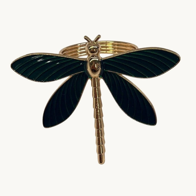 Dragonfly Napkin Ring - 4 Count
